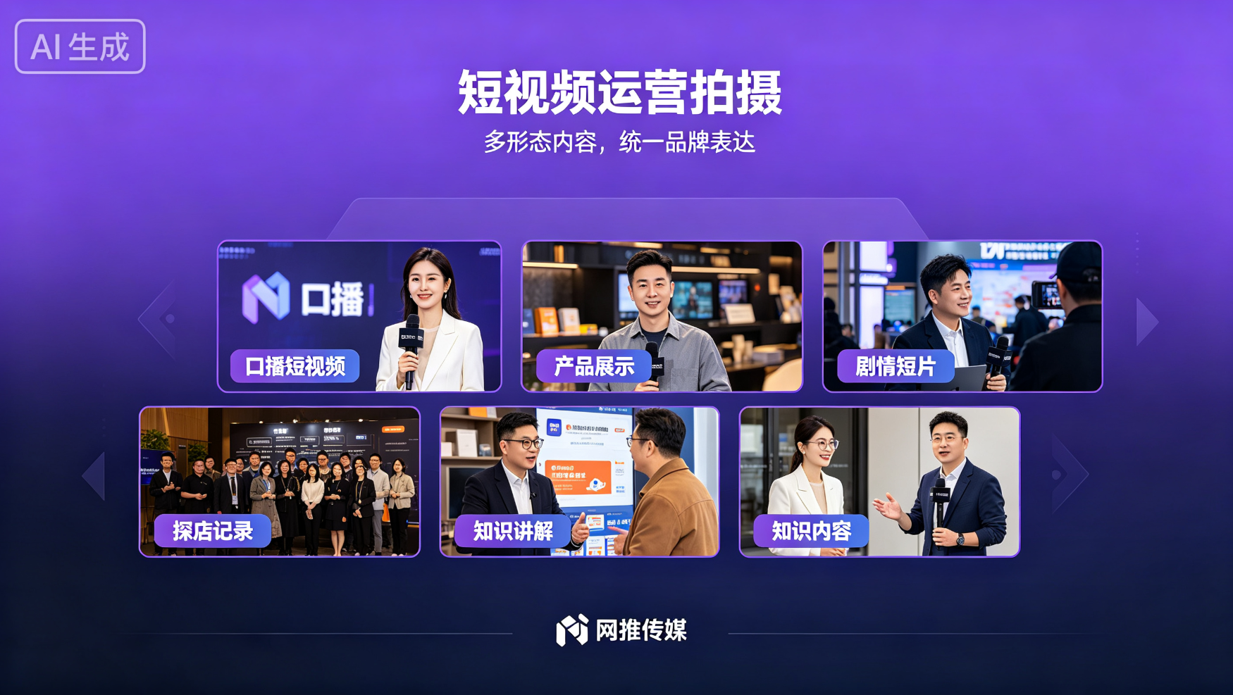 短视频运营推广宣传图